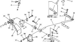 Кронштейн 21N-62-13411 Komatsu