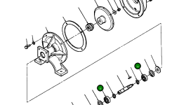 Герметичный шариковый подшипник 134 901 Komatsu