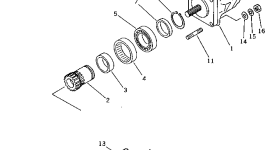 Игольчатый подшипник KT37300-3778-1 Komatsu
