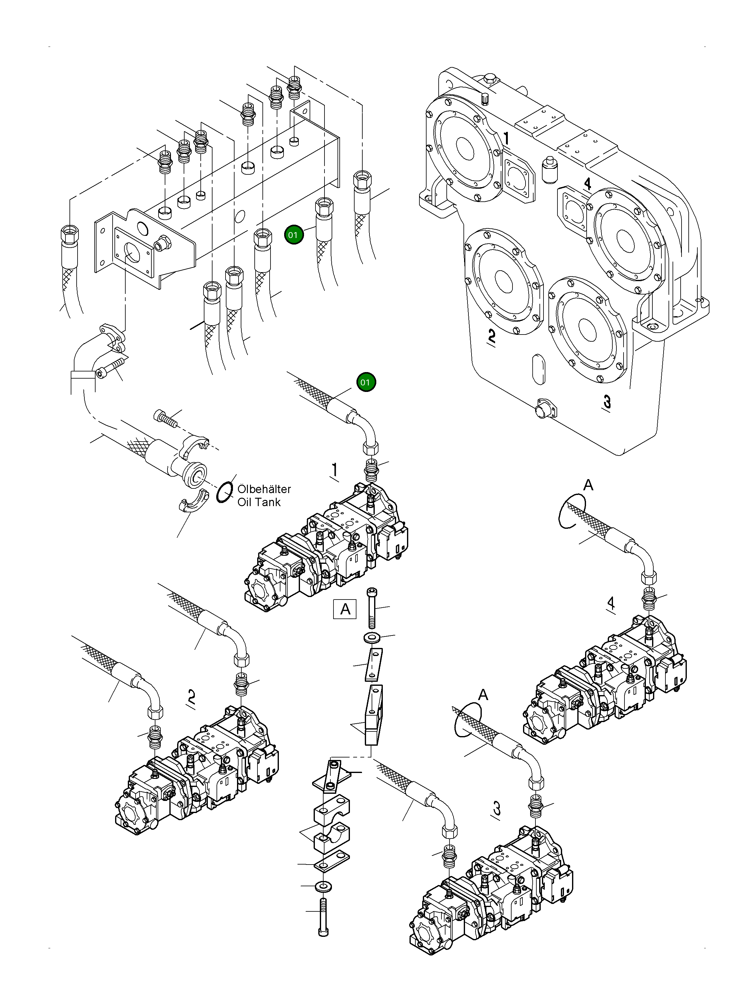Шланг в сборе DN32x2860 518 856 98 Komatsu