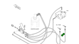 Шланг PF3/8-4350L 2184-1026D425 Komatsu