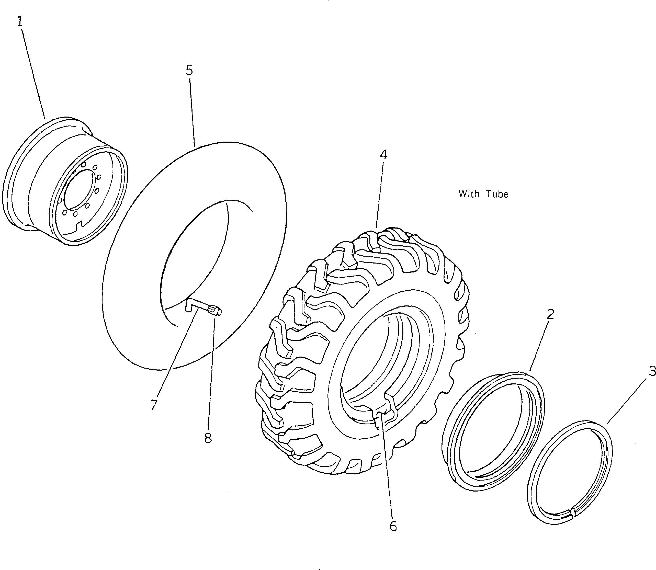 Шина 234-30-11810 Komatsu