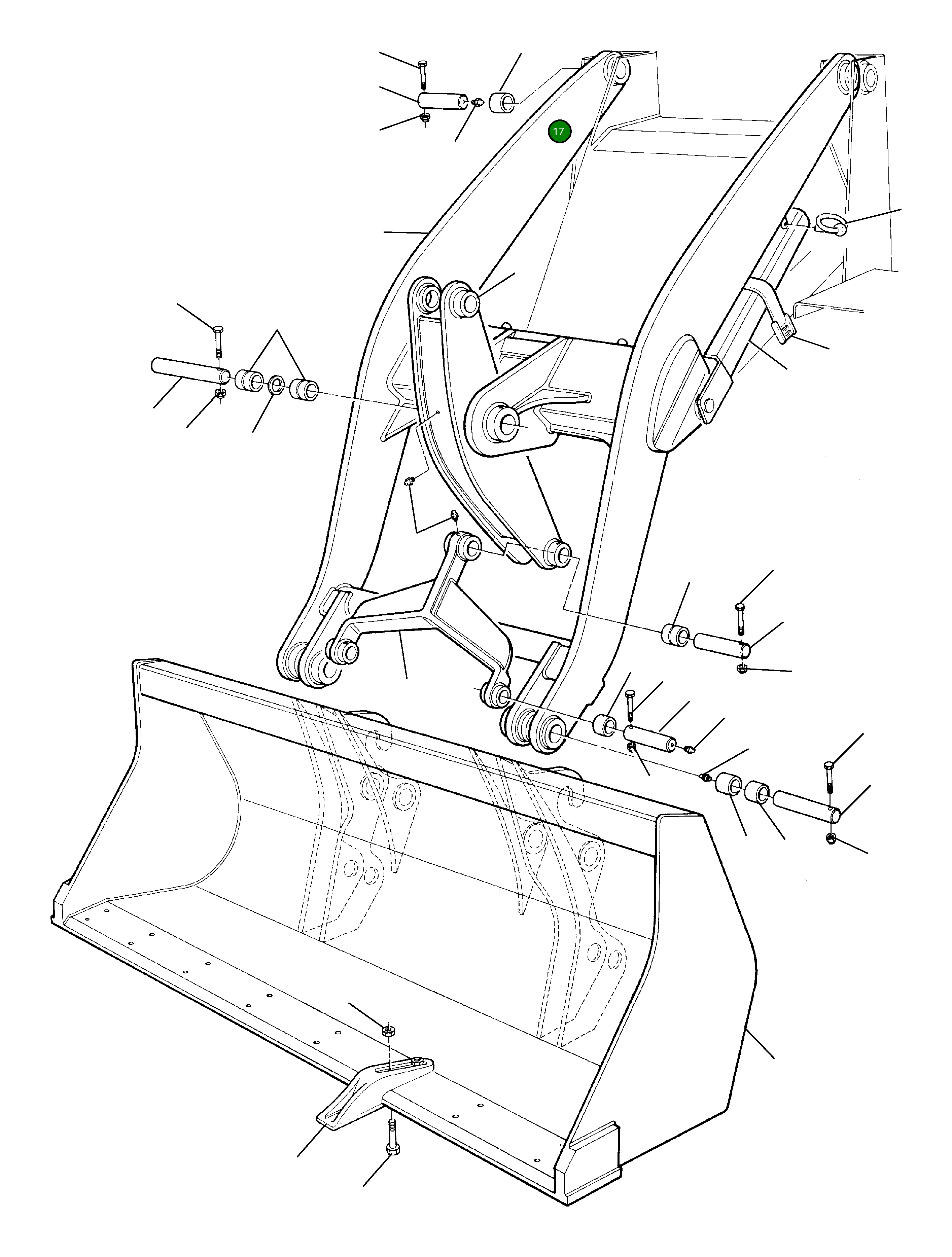 Втулка 500210015 Komatsu
