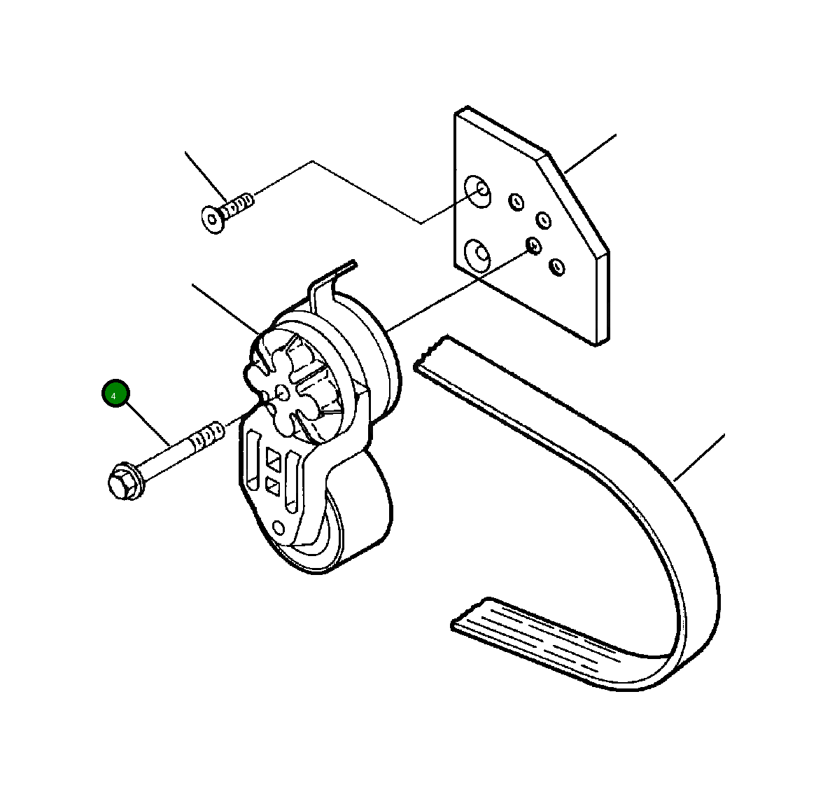 Многоручьевой ремень 1257 776 H1 Komatsu