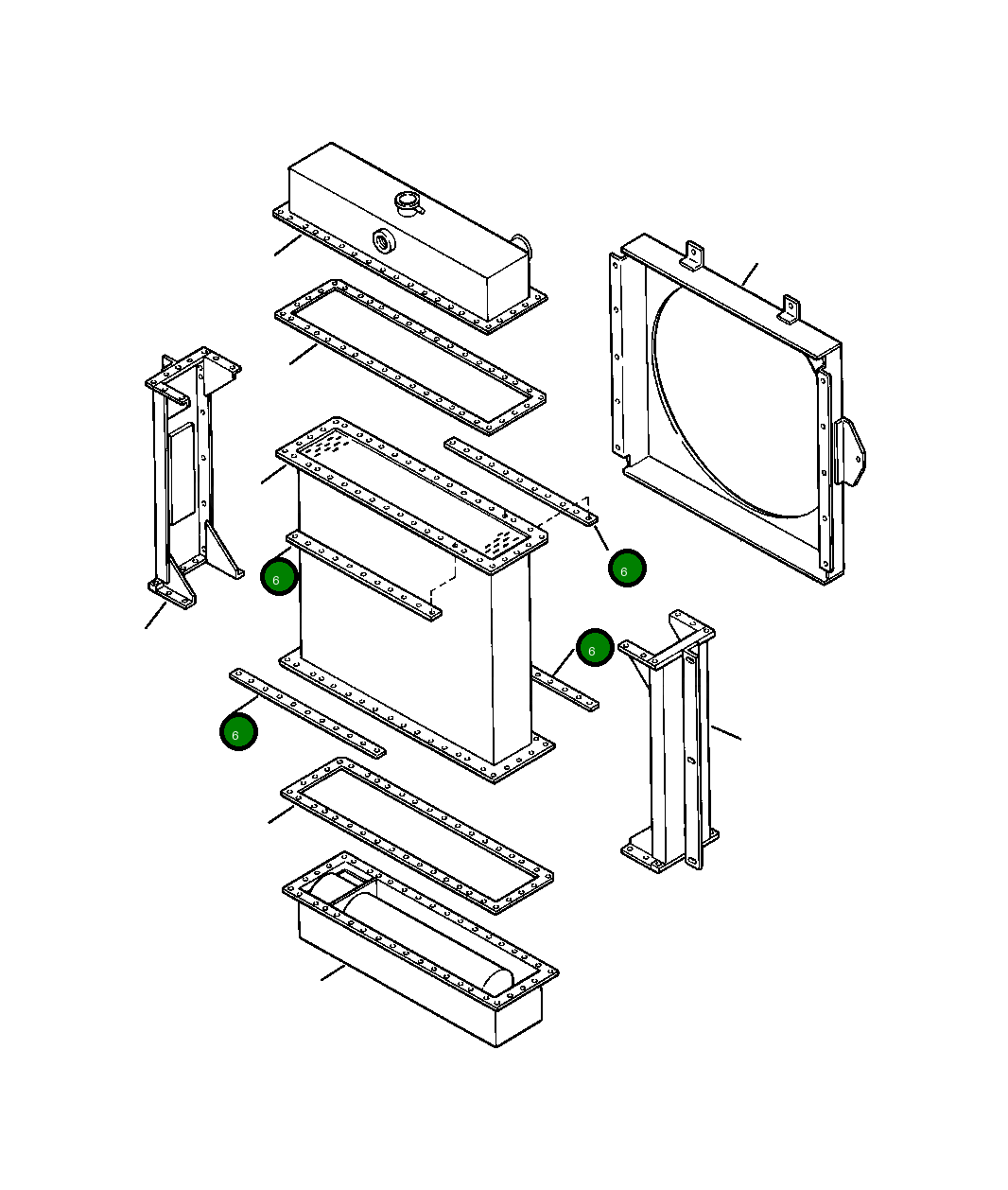 Коллекторная штанга 1303 531 H1 Komatsu