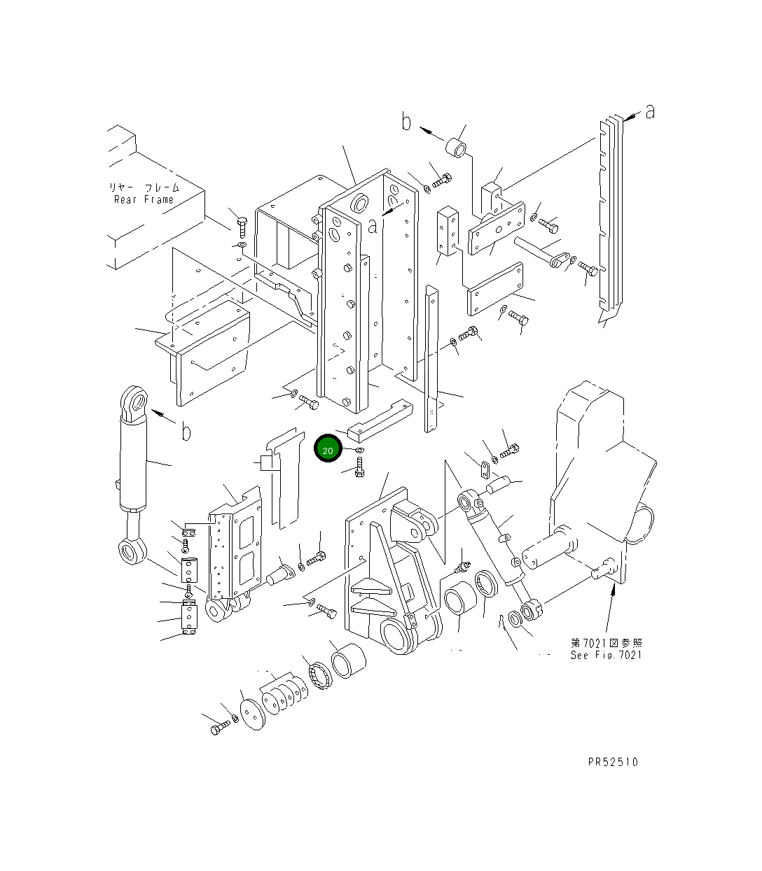 Шайба 26A-70-13750 Komatsu