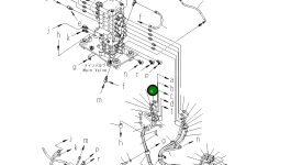 Шланг 1500MM 21K-62-71950 Komatsu