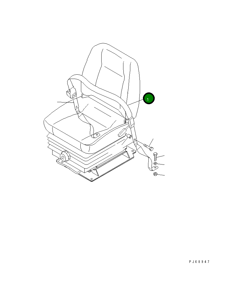 Поясной ремень 09409-70000 Komatsu