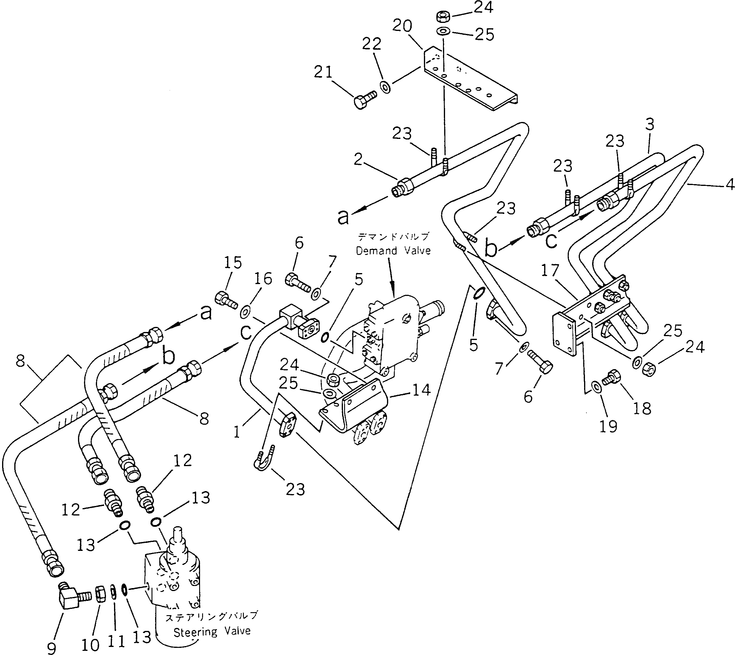 Трубка 566-61-49121 Komatsu
