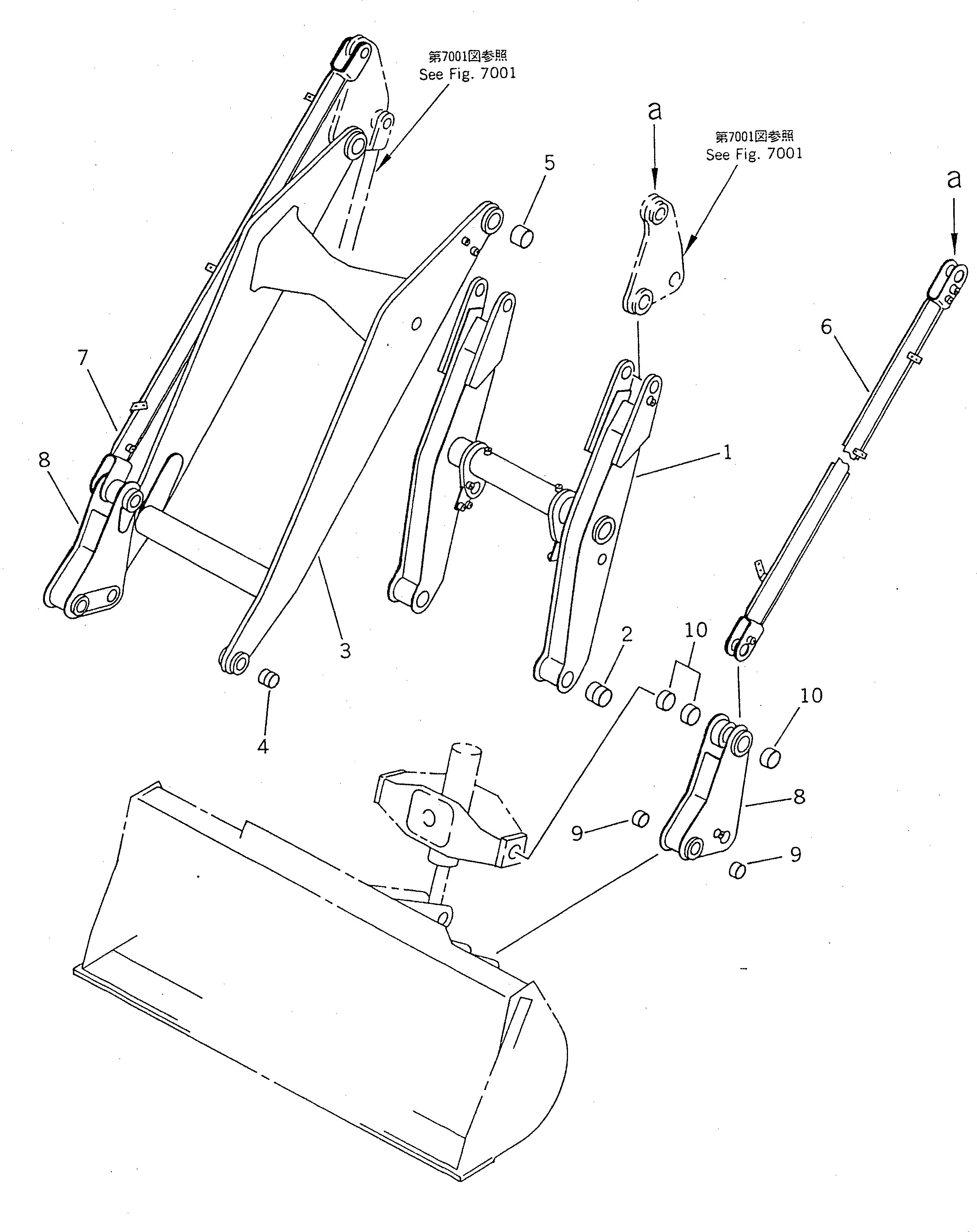 Втулка 416-70-11860 Komatsu