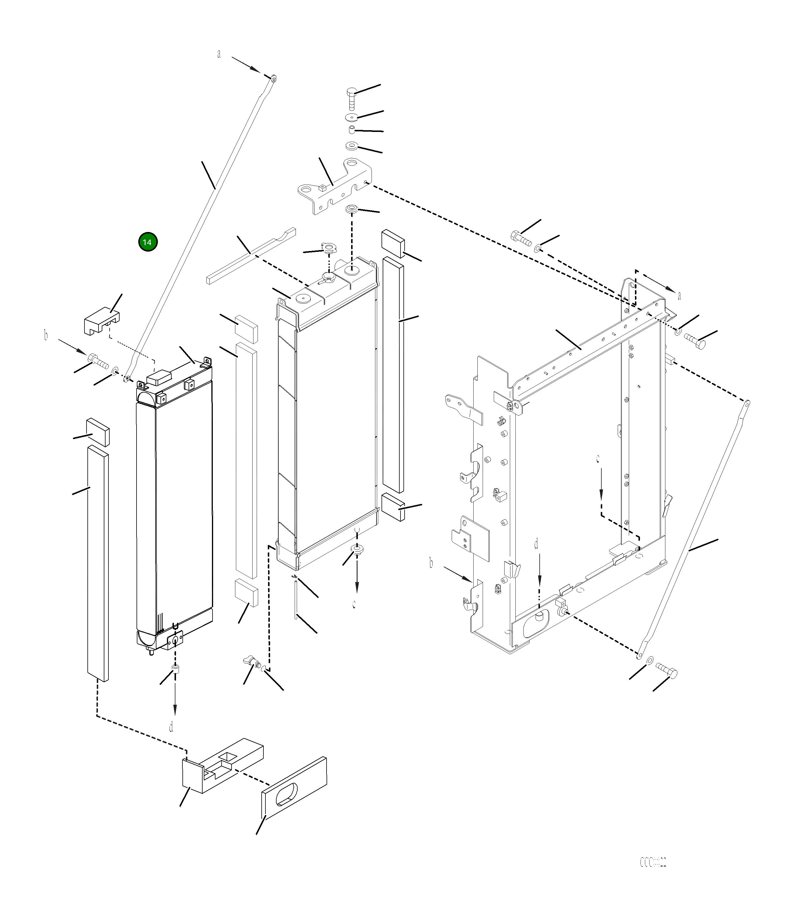 Хомут 2A6-03-A1240 Komatsu