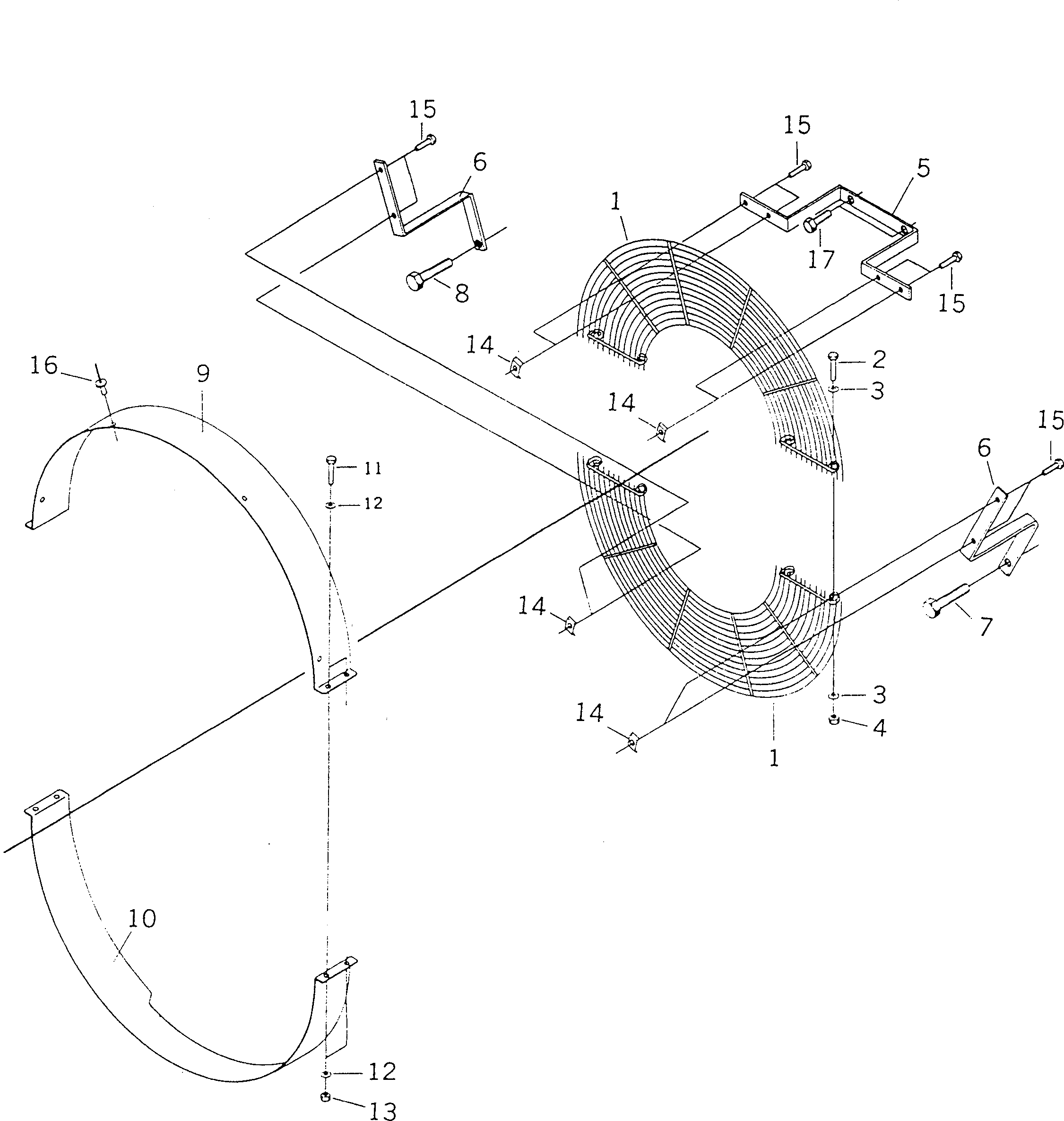 Кронштейн BW034291 Komatsu