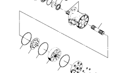 Игольчатый упорный подшипник 1287 289 H1 Komatsu