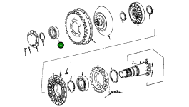 Подшипник в сборе 941 365 C91 Komatsu