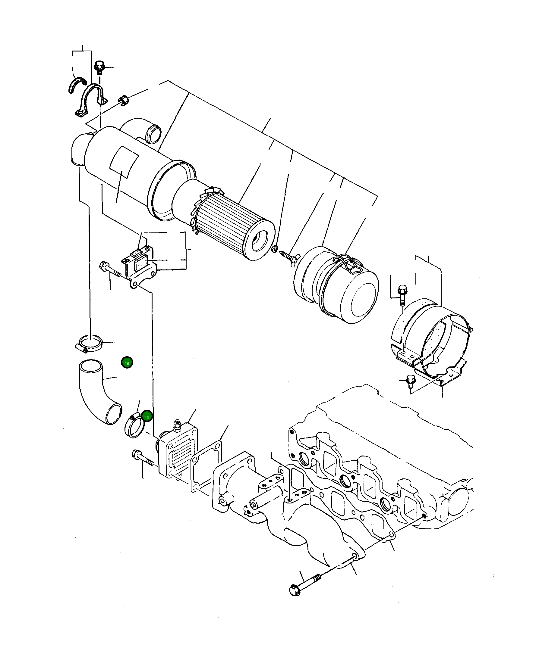 Хомут YMR000372 Komatsu