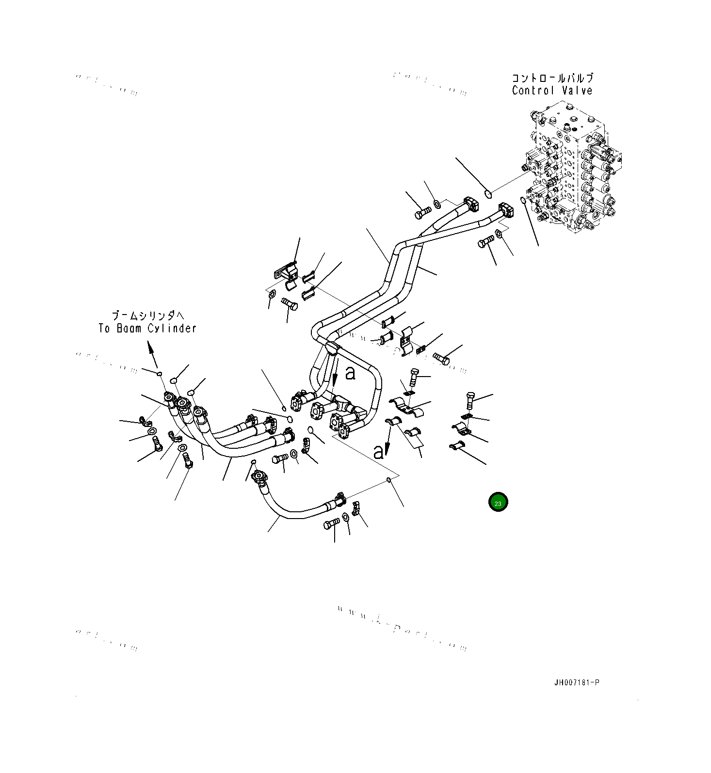Хомут 20Y6213220 Komatsu