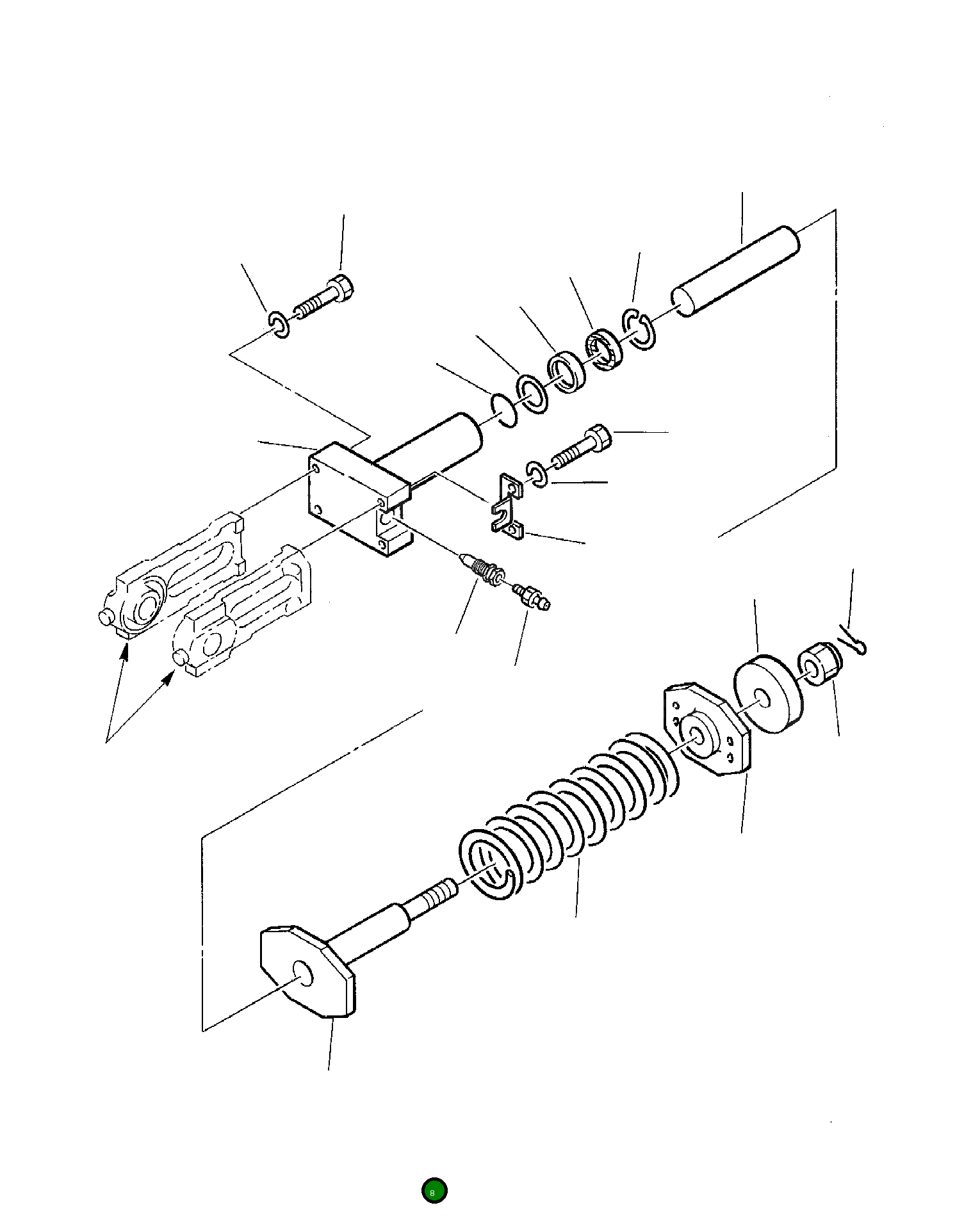 Шток 200329092 Komatsu