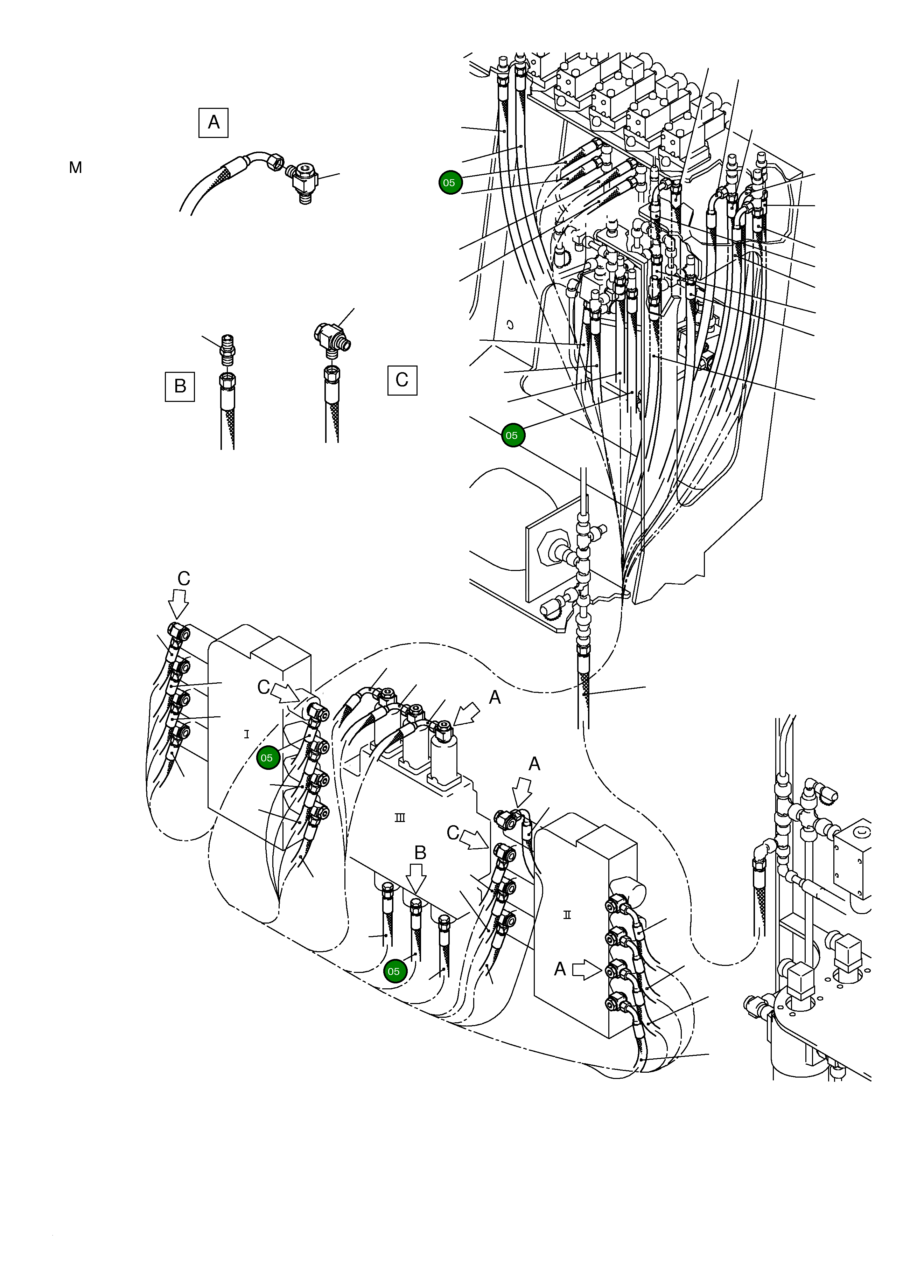 Шланг в сборе DN 10x10300 514 695 98 Komatsu