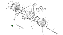 Гайка 22E-23-11170 Komatsu