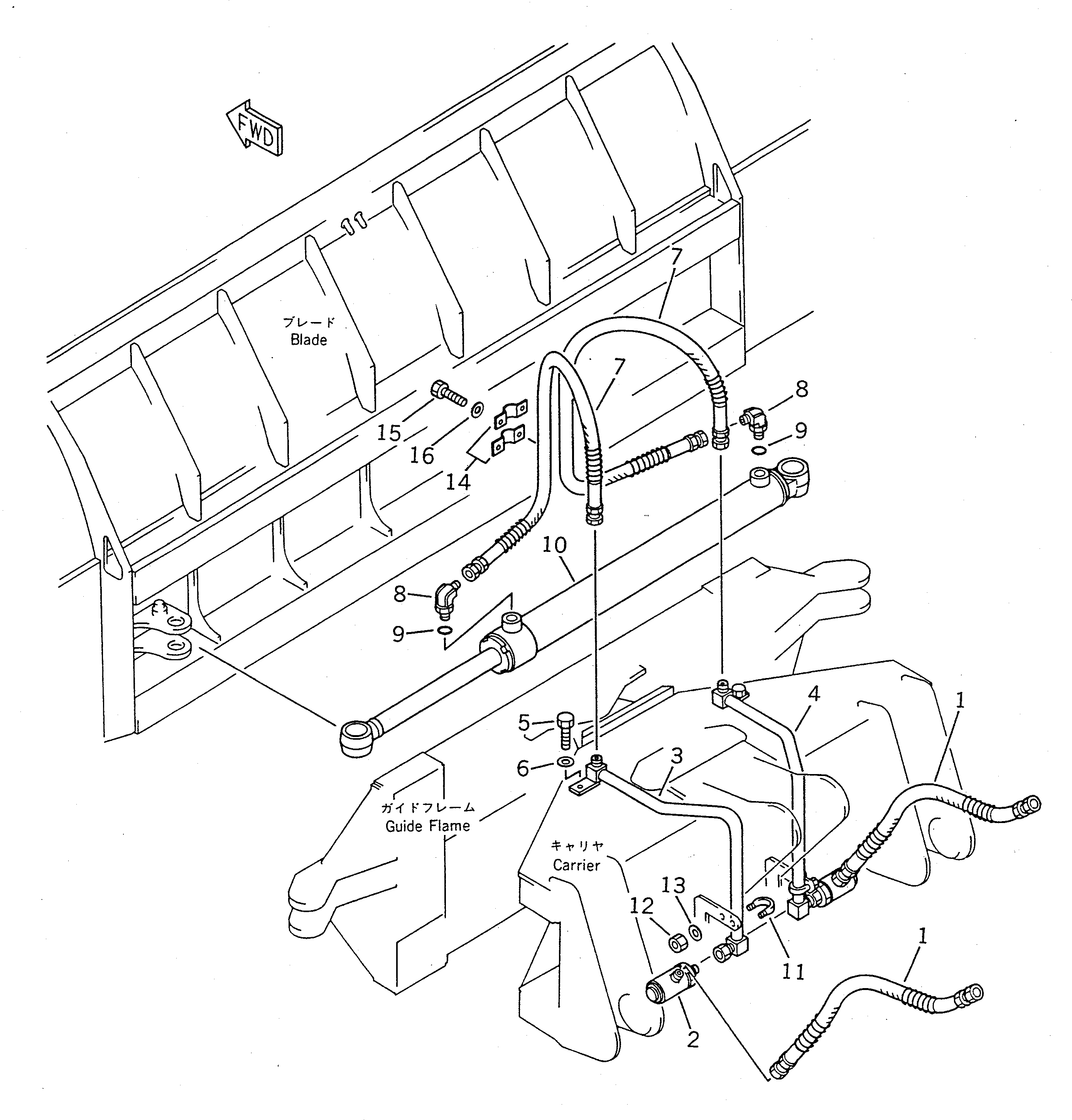 Хомут 198-90-44190 Komatsu