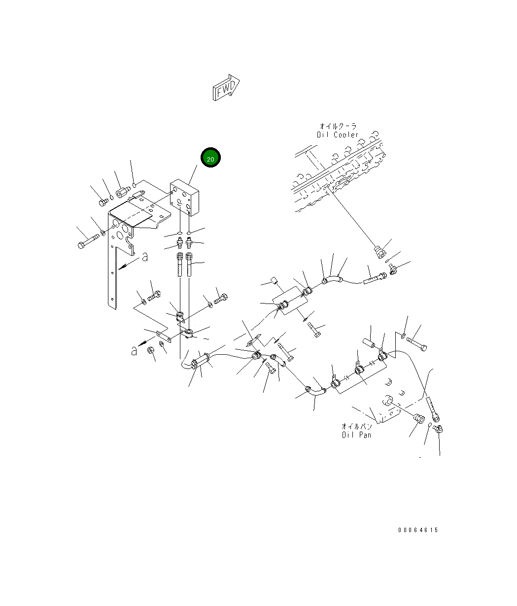 Шарнир 6166-55-7281 Komatsu