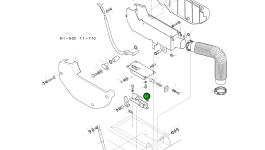 Гайка M4x0.7 S4012103 Komatsu