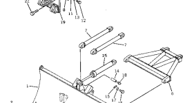 Кронштейн 233-725-1140 Komatsu