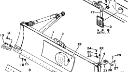 Кромка 175-70-21115 Komatsu
