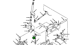 Подшипник наконечника тяги 1283 174 H1 Komatsu