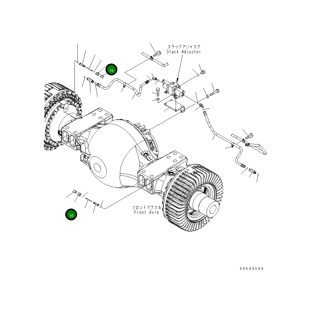 Гайка 426-33-31451 Komatsu