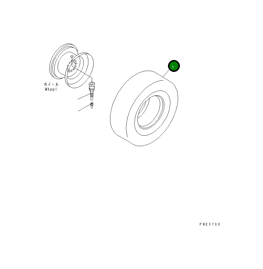 Шина 416-X56-2310 Komatsu