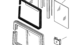 Неподвижная штанга стеклоочистителя 1212 822 H1 Komatsu