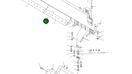 Центральный отвал 418-907-1140 Komatsu