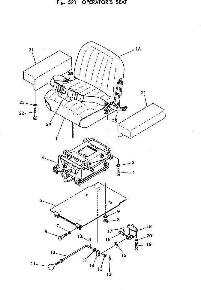 Страховочный ремень (для США) 135-57-32140 Komatsu