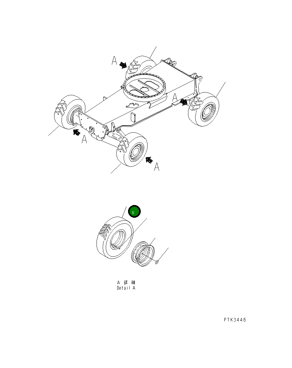Шина 20E-31-K1160 Komatsu