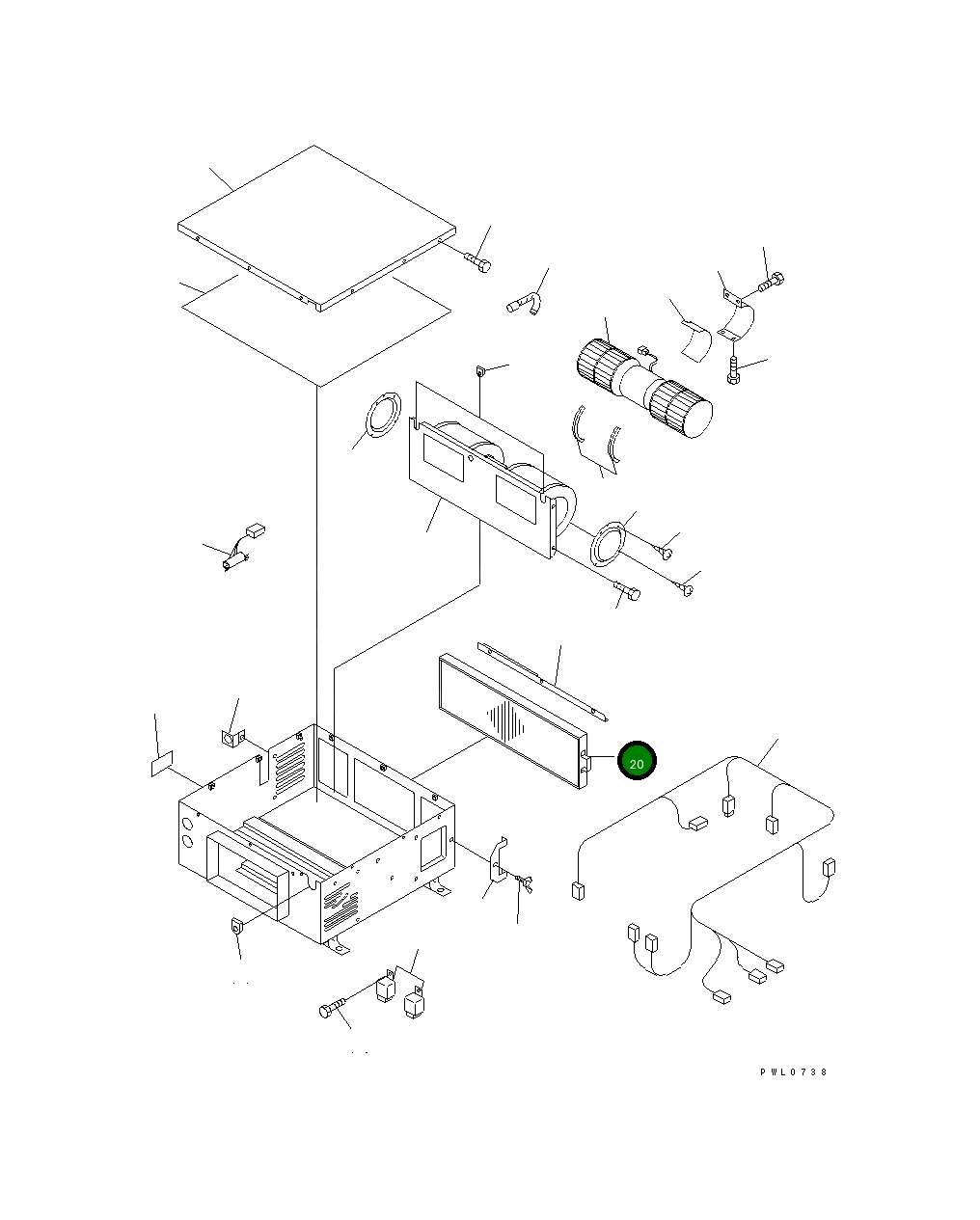 Фильтр 20T-978-8340 Komatsu