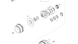 Шатунный подшипник (0,25) 65.02410-0112B Komatsu