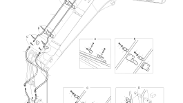 Шланг PF3/8-1000L DS2053693 Komatsu