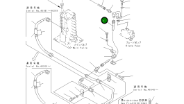 Шланг 700MM 201-910-7270 Komatsu