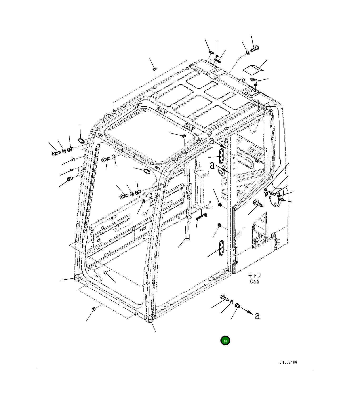 Гайка 20Y5312270 Komatsu