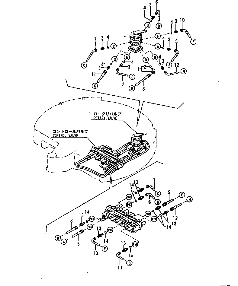 Шланг YM172422-78630 Komatsu