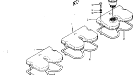 Гайка 6620-41-7540 Komatsu