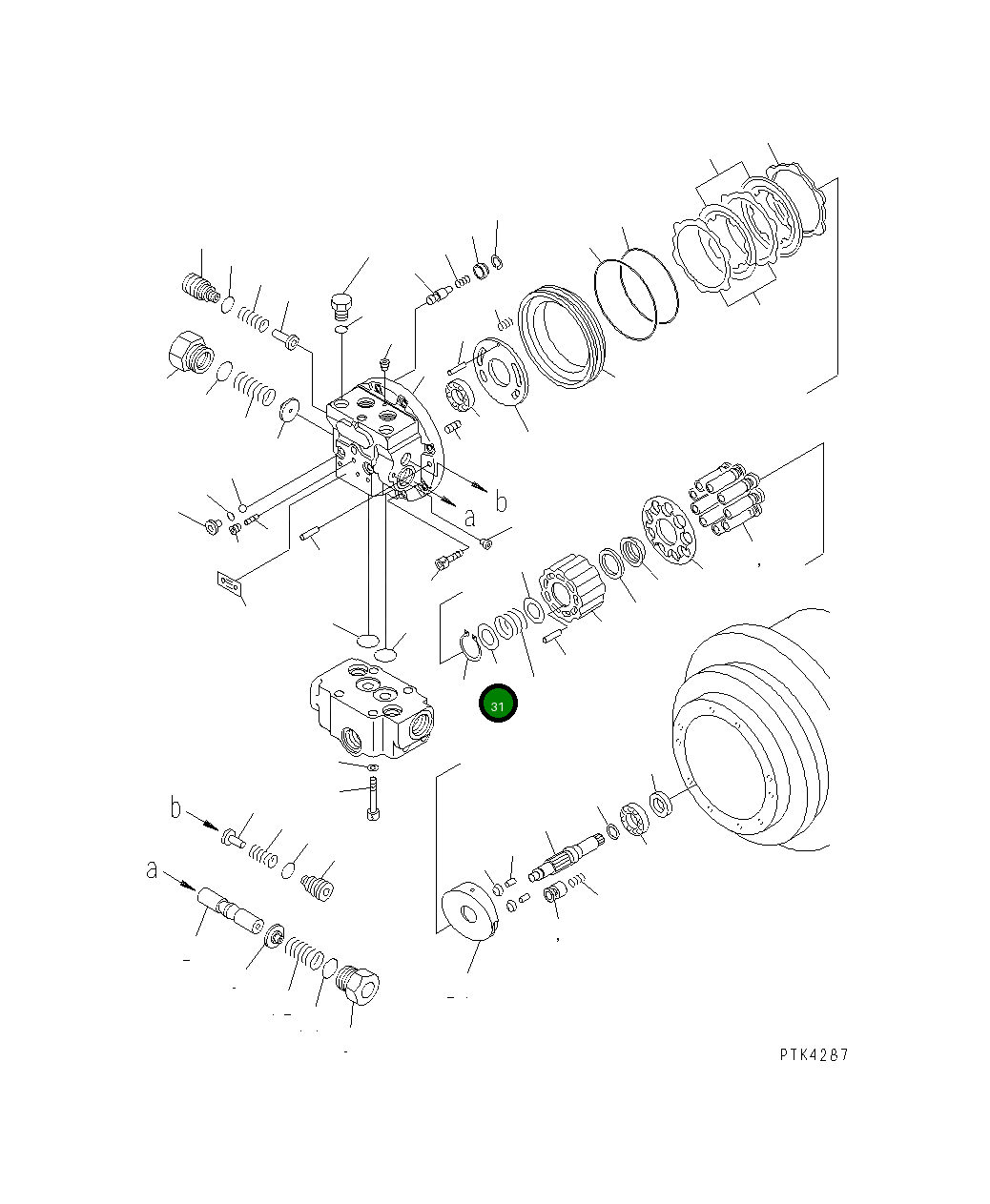 Шайба TZ880A2010-00 Komatsu