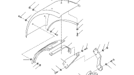 Штанга крепления крыла 1435 165 H1 Komatsu