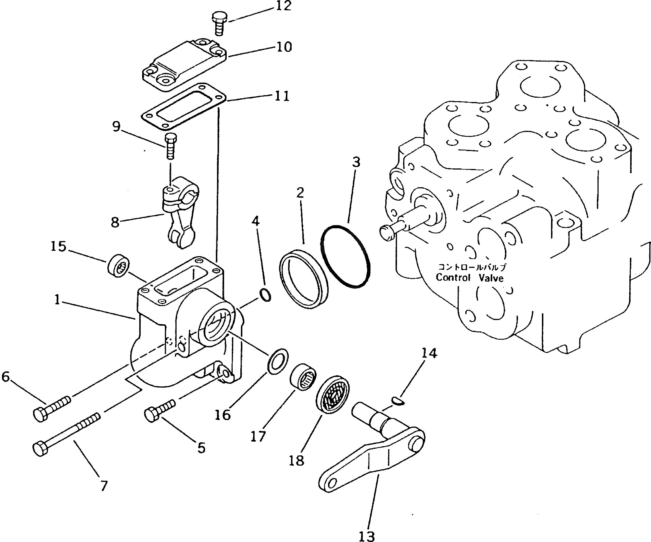 Рычаг 709-61-21460 Komatsu
