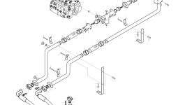 Шланг PF1 1/2-1000L 2184-1100D201 Komatsu