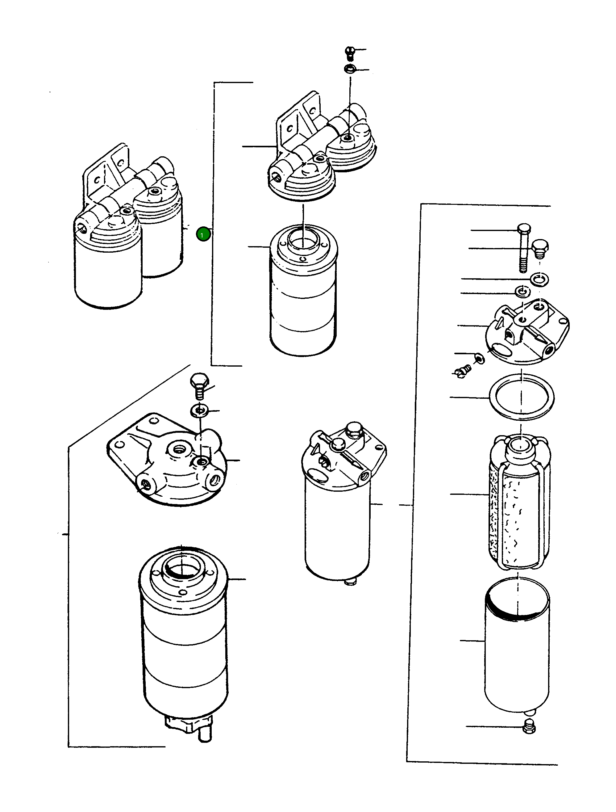 Фильтр 2987795M91 Komatsu