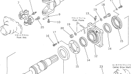 Фланцевый подшипник 421-20-15122 Komatsu