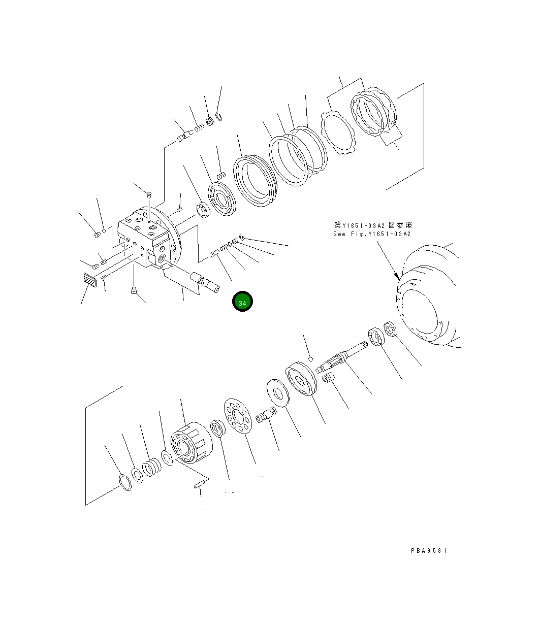 Клапан TZ922B2019-00 Komatsu