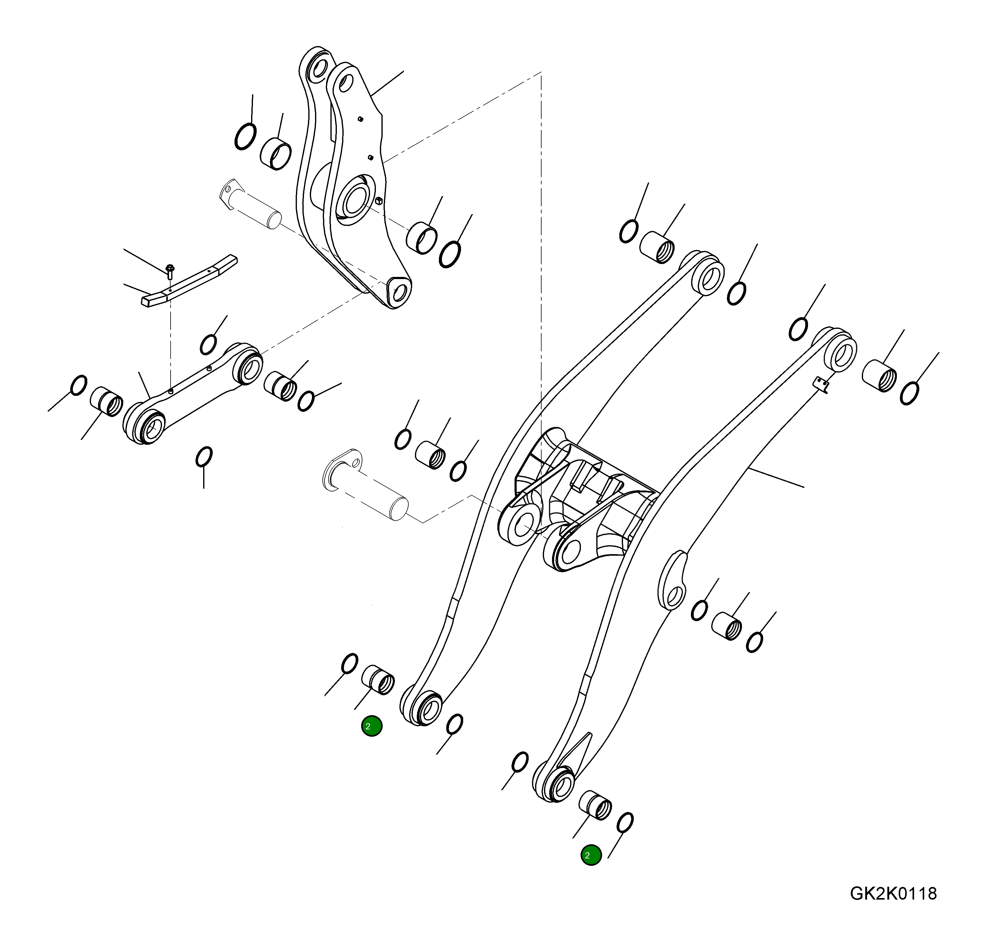 Втулка 425-70-H1240 Komatsu